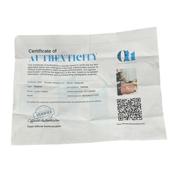 Louis Vuitton Wallet Red - Picture 15 of 15